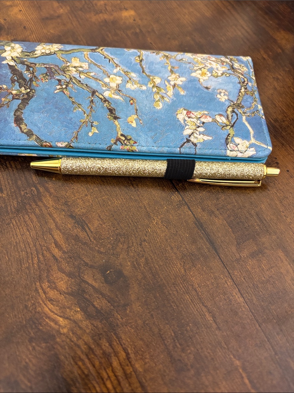 White blossom wallet/checkbook holder - Picture 11 of 11